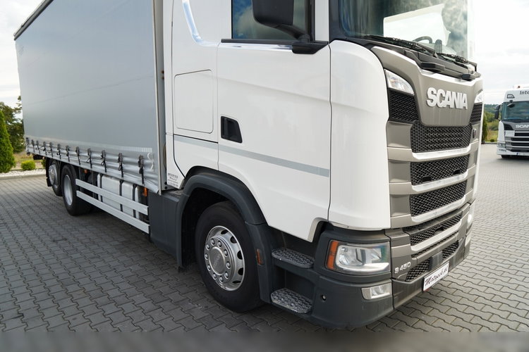 Scania S 450 / FIRANKA 7.7 M / 60 M3 / SOLÓWKA / 6X2 / OŚ PODNOSZONA / 2019 / zdjęcie 7