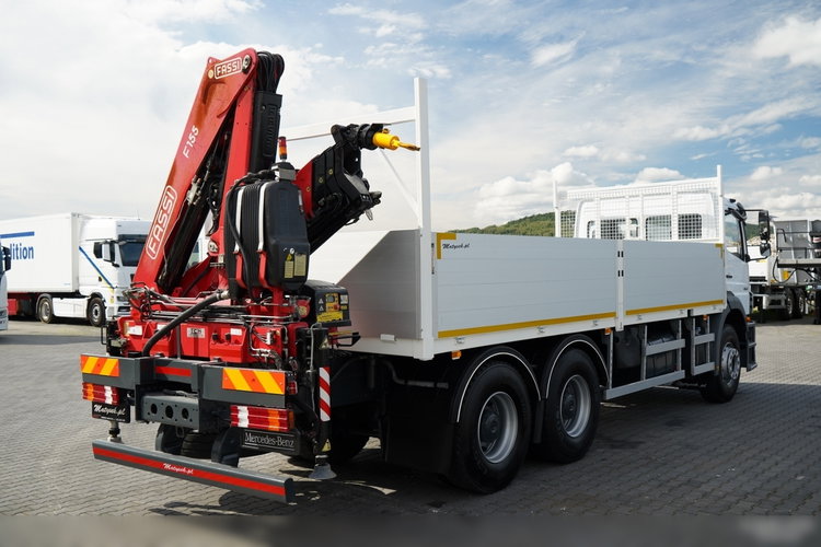 Mercedes / AXOR 2633 / 6X4 / SKRZYNIOWY - 6, 55 M / MOCNA PODŁOGA / HDS FASSI F155 / wysów: 10 M / MAX UDŹWIG 6 000 KG / MANUAL  / STEROWANIE RADIOWE / zdjęcie 12