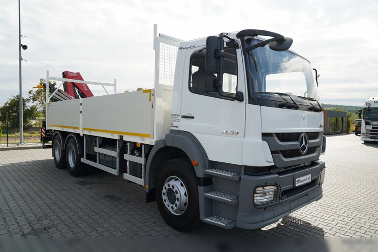 Mercedes / AXOR 2633 / 6X4 / SKRZYNIOWY - 6, 55 M / MOCNA PODŁOGA / HDS FASSI F155 / wysów: 10 M / MAX UDŹWIG 6 000 KG / MANUAL  / STEROWANIE RADIOWE / zdjęcie 13