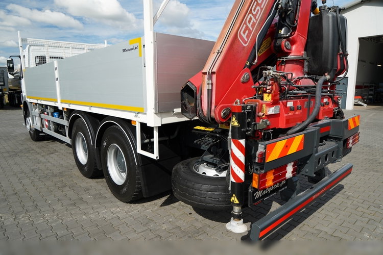 Mercedes / AXOR 2633 / 6X4 / SKRZYNIOWY - 6, 55 M / MOCNA PODŁOGA / HDS FASSI F155 / wysów: 10 M / MAX UDŹWIG 6 000 KG / MANUAL  / STEROWANIE RADIOWE / zdjęcie 19