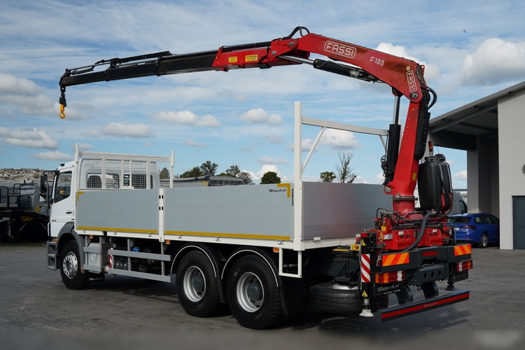 Mercedes / AXOR 2633 / 6X4 / SKRZYNIOWY - 6, 55 M / MOCNA PODŁOGA / HDS FASSI F155 / wysów: 10 M / MAX UDŹWIG 6 000 KG / MANUAL  / STEROWANIE RADIOWE / zdjęcie 4