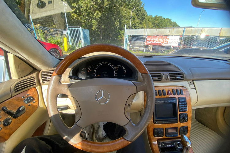 Mercedes CL 500 5.0 v8 gaz unikat piękny kolor bez wkładu wydech zdjęcie 44