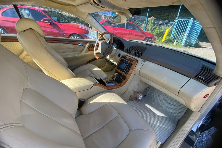 Mercedes CL 500 5.0 v8 gaz unikat piękny kolor bez wkładu wydech zdjęcie 48
