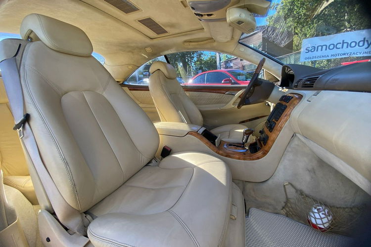 Mercedes CL 500 5.0 v8 gaz unikat piękny kolor bez wkładu wydech zdjęcie 49