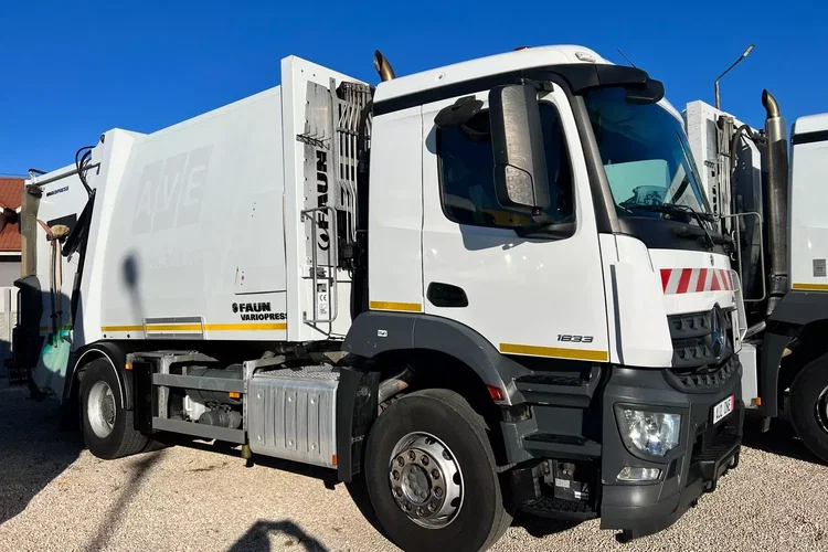 Mercedes AROCS 1833 L FAUN VARIOPRSS 520 V19 zdjęcie 7
