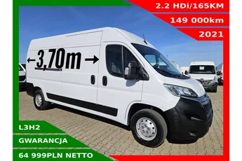 Citroen Jumper L3H2 64999zł NETTO 2.2HDi/165KM