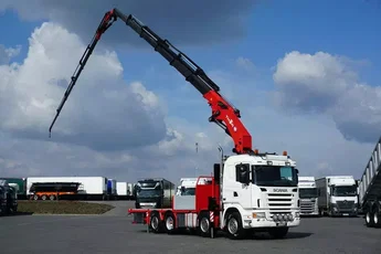Scania G 480 / 8 X 2 / SKRZYNIOWY + HDS / HMF THOR - O K6 + JIB FJ 2000 K6 / WYSIĘG 33, 5 M