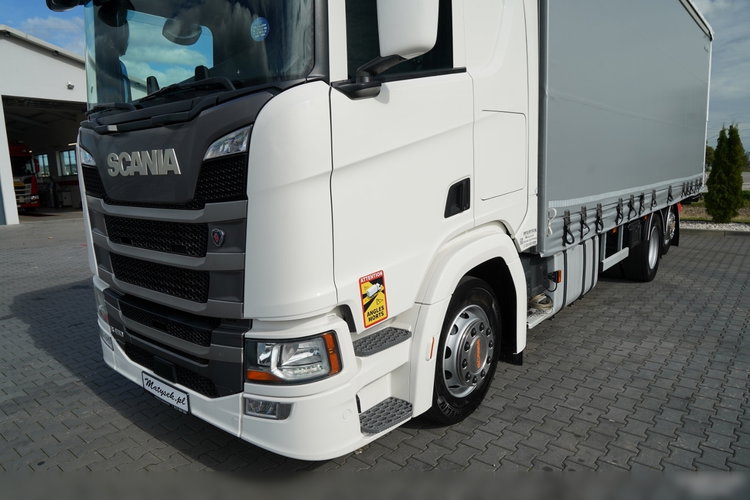 Scania R 450 / MEGA / 6x2 / FIRANKA - 8.2 m / SOLÓWKA / OŚ PODNOSZONA / MOCNA PODŁOGA / NAVI /  zdjęcie 12