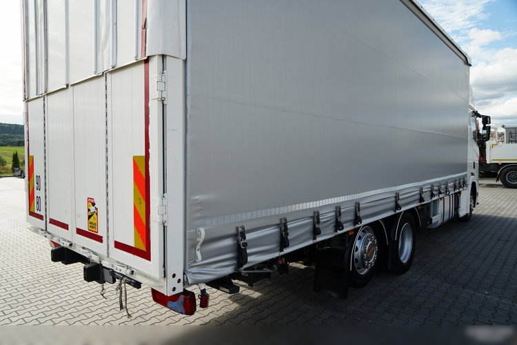 Scania R 450 / MEGA / 6x2 / FIRANKA - 8.2 m / SOLÓWKA / OŚ PODNOSZONA / MOCNA PODŁOGA / NAVI /  zdjęcie 16