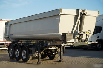 Schmitz / WYWROTKA / 26 m3 / HYDROKLAPA / OŚ PODNOSZONA / 