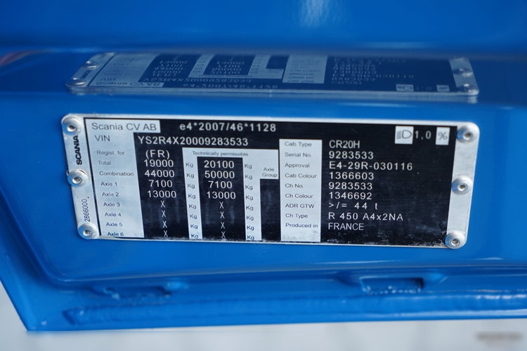 Scania R 450 / RETARDER / HYDRAULIKA / KLIMATYZACJA POSTOJOWA / ALUFELGI /  zdjęcie 36