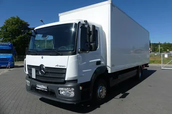 Mercedes ATEGO 1218 / KONTENER + WINDA / EURO 6 / AUTOMAT /