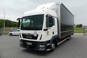 MAN TGL 12.250 / FIRANKA 7.70 + WINDA / EURO 6 / GLOB / IDEALNY STAN /