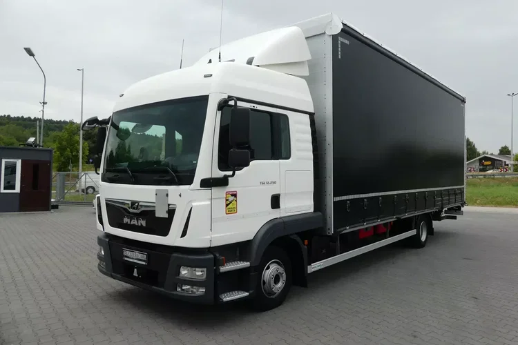 MAN TGL 12.250 / FIRANKA 7.70 + WINDA / EURO 6 / GLOB / IDEALNY STAN / zdjęcie 3