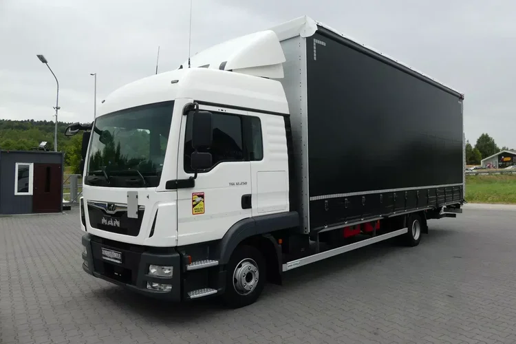 MAN TGL 12.250 / FIRANKA 7.70 + WINDA / EURO 6 / GLOB / IDEALNY STAN / zdjęcie 4