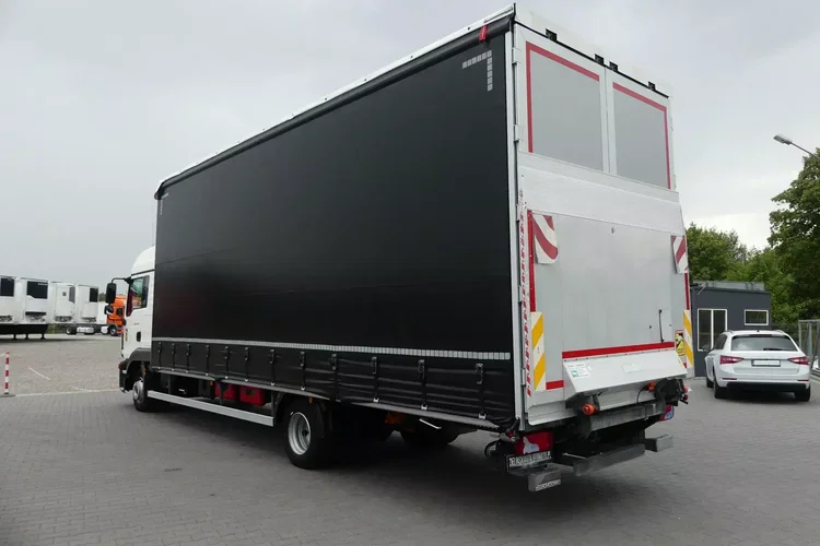 MAN TGL 12.250 / FIRANKA 7.70 + WINDA / EURO 6 / GLOB / IDEALNY STAN / zdjęcie 6