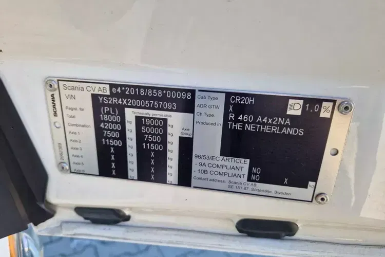 Scania R 460 A4x2NA zdjęcie 27