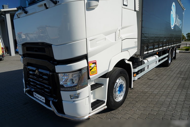 Renault T 440 / 6X2 / SOLÓWKA / FIRANKA 9.5 M / KLIMA POSTOJOWA / WINDA / ALUFELGI / OŚ PODNOSZONA zdjęcie 11