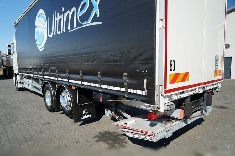 Renault T 440 / 6X2 / SOLÓWKA / FIRANKA 9.5 M / KLIMA POSTOJOWA / WINDA / ALUFELGI / OŚ PODNOSZONA zdjęcie 13