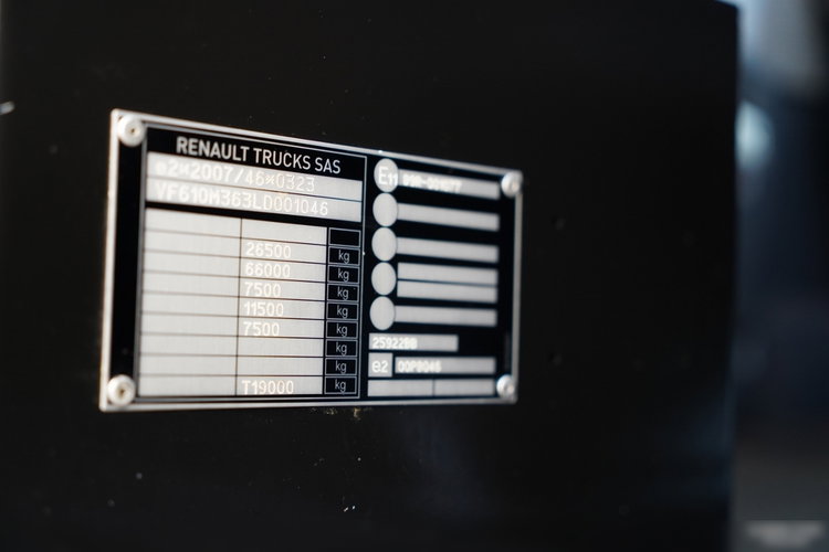 Renault T 440 / 6X2 / SOLÓWKA / FIRANKA 9.5 M / KLIMA POSTOJOWA / WINDA / ALUFELGI / OŚ PODNOSZONA zdjęcie 51