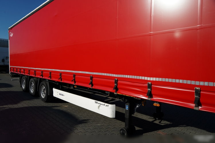 Wielton FIRANKA MEGA / LOWDECK / BDE - ROZSUWANE SŁUPKI / DACH PODNOSZONY / OSIE SAF zdjęcie 9