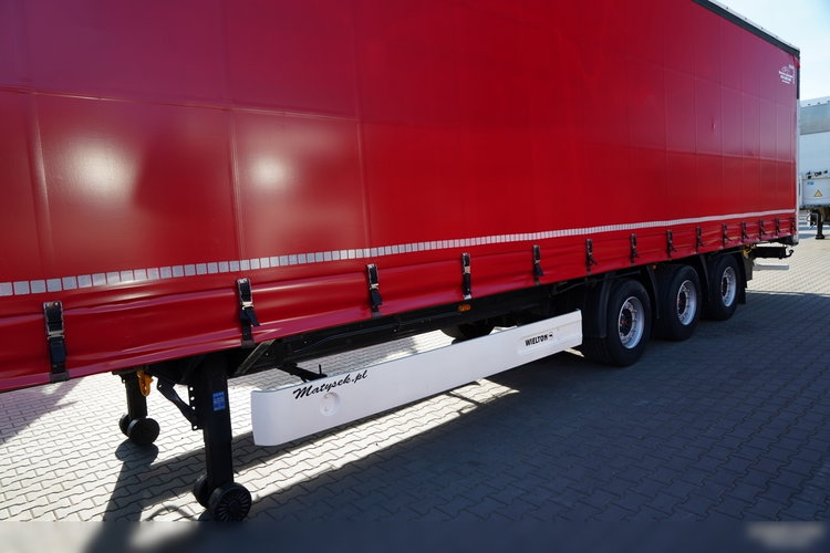 Wielton FIRANKA MEGA / LOWDECK / BDE - ROZSUWANE SŁUPKI / DACH PODNOSZONY / OSIE SAF zdjęcie 10