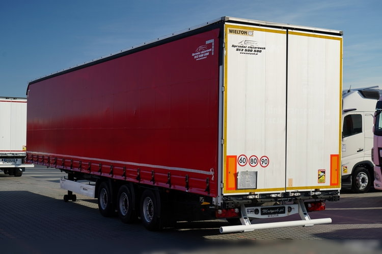 Wielton FIRANKA MEGA / LOWDECK / BDE - ROZSUWANE SŁUPKI / DACH PODNOSZONY / OSIE SAF zdjęcie 6