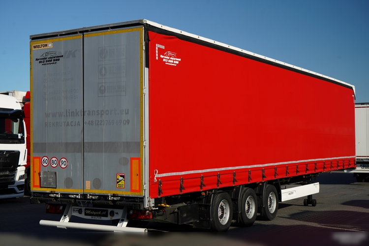 Wielton FIRANKA MEGA / LOWDECK / BDE - ROZSUWANE SŁUPKI / DACH PODNOSZONY / OSIE SAF zdjęcie 7