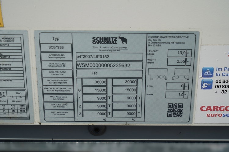 SCHMITZ KONTENER KOFFER / DOPPELSTOCK / 2 OŚ PODNOSZONA / 2019 zdjęcie 27