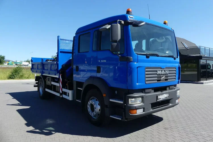 MAN TGM 18.240 / WYWROTKA + HDS / ŁYŻKA / DOKA / DŹWIG / zdjęcie 13
