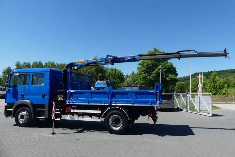 MAN TGM 18.240 / WYWROTKA + HDS / ŁYŻKA / DOKA / DŹWIG / zdjęcie 3