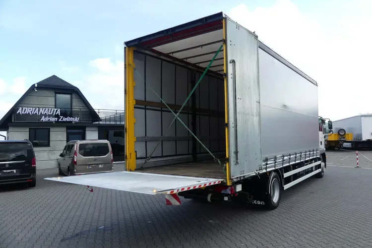 MAN TGM 18.340 / FIRANKA 7.70 + WINDA / ZSUWANY DACH / EURO 6 / zdjęcie 13