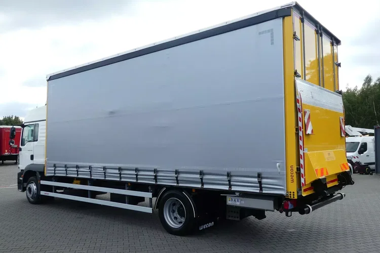 MAN TGM 18.340 / FIRANKA 7.70 + WINDA / ZSUWANY DACH / EURO 6 / zdjęcie 4
