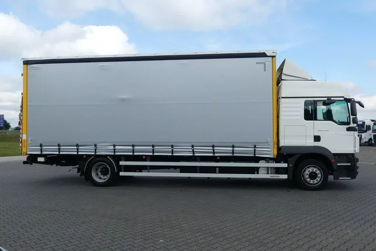MAN TGM 18.340 / FIRANKA 7.70 + WINDA / ZSUWANY DACH / EURO 6 / zdjęcie 9
