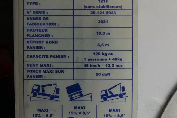 Renault MASTER / PODNOŚNIK KOSZOWY / ZWYŻKA 12M / zdjęcie 21