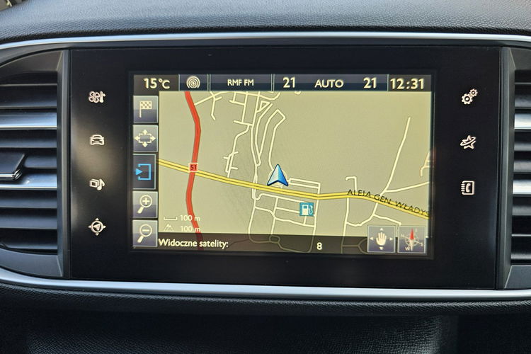 Peugeot 308 SW Grzane fotele, nawigacja, alufelgi, czujniki cofania zdjęcie 16