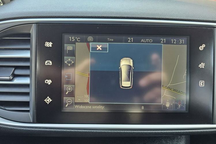 Peugeot 308 SW Grzane fotele, nawigacja, alufelgi, czujniki cofania zdjęcie 17