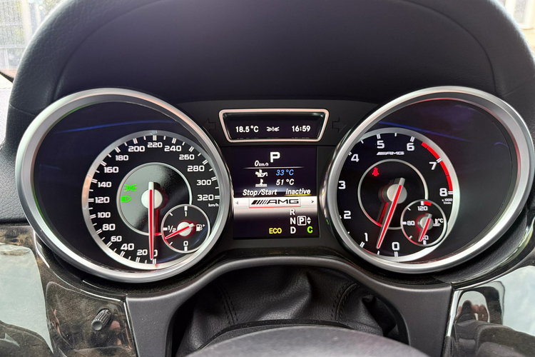 Mercedes GL 63 AMG 5.5 V8 557KM / 4-Matic / Bogate wyposażenie / Japonia / Bezwypadkowy zdjęcie 31