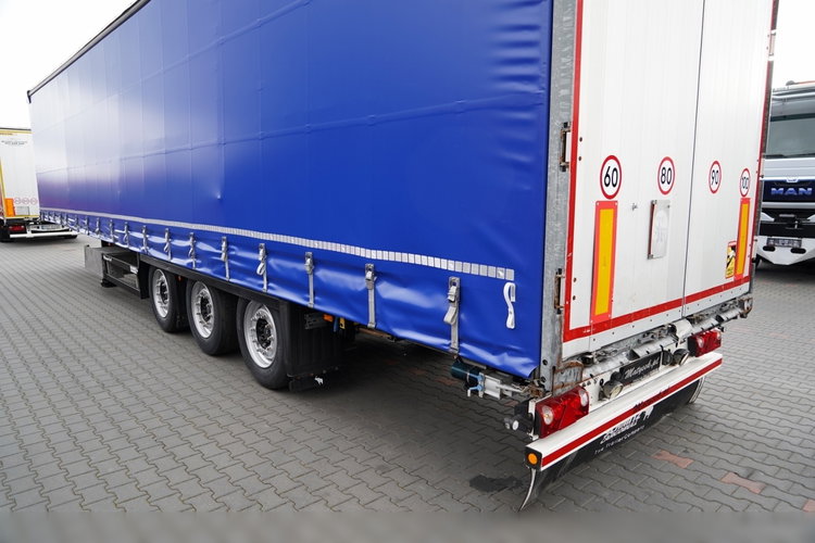 Schmitz FIRANKA VARIOS / PODNOSZONY DACH HYDRAULICZNIE / 2x oś PODNOSZONA zdjęcie 11