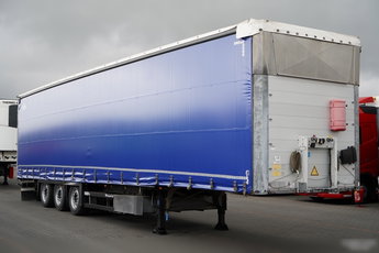 Schmitz FIRANKA VARIOS / PODNOSZONY DACH HYDRAULICZNIE / 2x oś PODNOSZONA