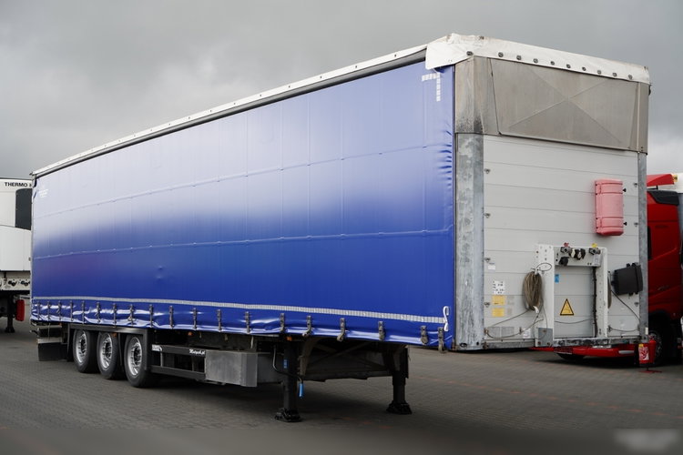 Schmitz FIRANKA VARIOS / PODNOSZONY DACH HYDRAULICZNIE / 2x oś PODNOSZONA zdjęcie 1