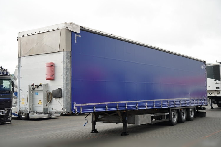 Schmitz FIRANKA VARIOS / PODNOSZONY DACH HYDRAULICZNIE / 2x oś PODNOSZONA zdjęcie 3