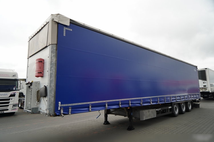 Schmitz FIRANKA VARIOS / PODNOSZONY DACH HYDRAULICZNIE / 2x oś PODNOSZONA zdjęcie 4