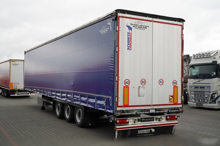 Schmitz FIRANKA VARIOS / PODNOSZONY DACH HYDRAULICZNIE / 2x oś PODNOSZONA zdjęcie 6