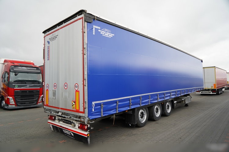 Schmitz FIRANKA VARIOS / PODNOSZONY DACH HYDRAULICZNIE / 2x oś PODNOSZONA zdjęcie 7