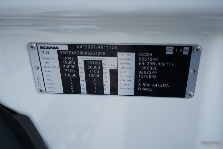 Scania S 500 / RETARDER / KLIMA POSTOJOWA / NAVI  zdjęcie 40