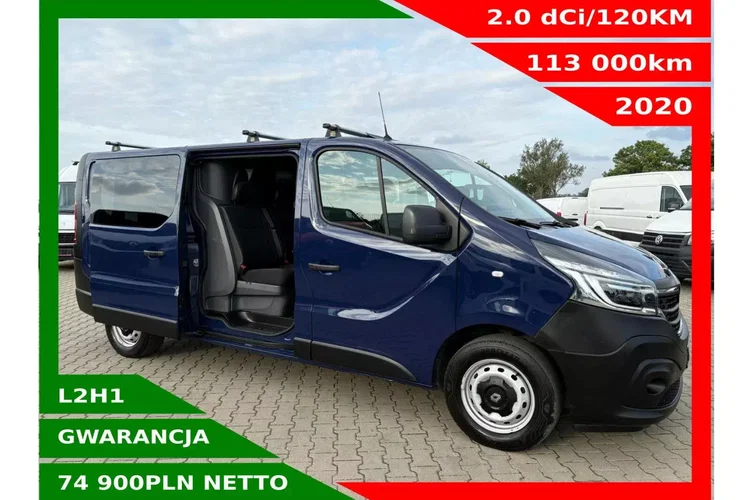 Renault Trafic L2H1 74900zł NETTO Brygadówka 6 osób 2.0dCi/120KM zdjęcie 1