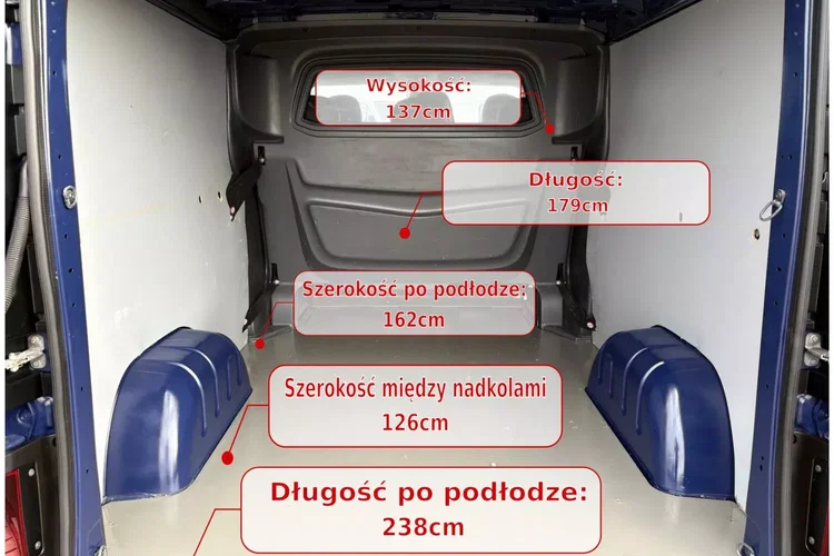 Renault Trafic L2H1 74900zł NETTO Brygadówka 6 osób 2.0dCi/120KM zdjęcie 14