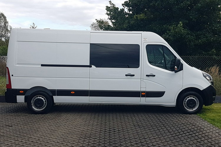 Opel Movano MASTER 7 OSÓB BRYGADÓWKA DŁUGI WYSOKI KLIMA TEMPOMAT KRAJOWY zdjęcie 12