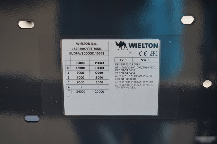Wielton / WYWROTKA 55 m3 / 2023 / MAŁO UŻYWANA / 80 TYS. KM zdjęcie 20